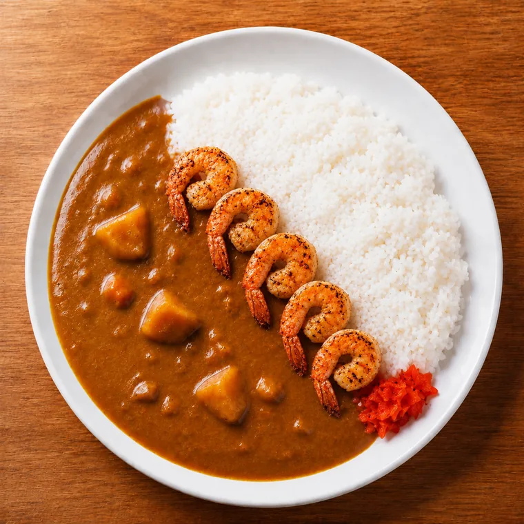 Curry Rice Shrimp