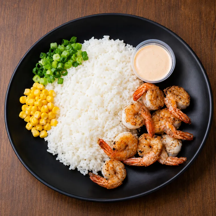 Gluten-free Shrimp Over Rice