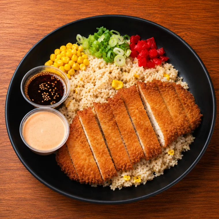Katsu Chicken Over Rice